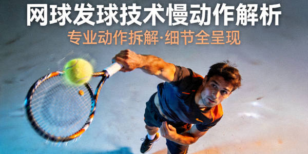 网球发球技术慢动作解析视频封面